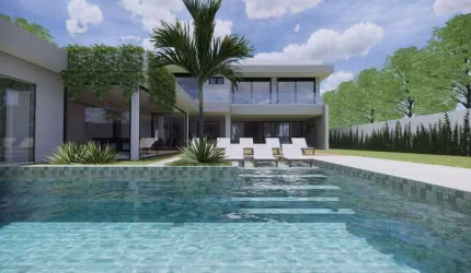 CASA 800m² 6 SUÍTES 6 VAGAS ÁREA GOURMET PISCINA EM CONDOMÍNIO FECHADO