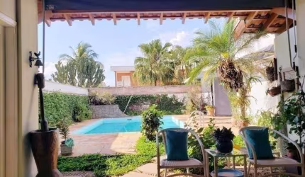 CASA 4 DORMITÓRIOS, 3 SUÍTES PISCINA HIDROMASSAGEM 4 VAGAS EM RIO CLARO