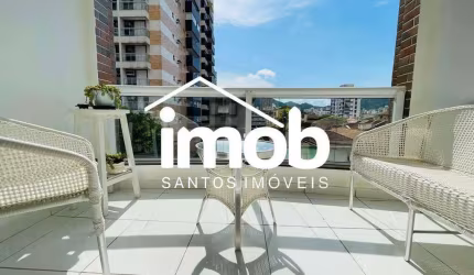 Apartamento à venda de 3 dormitórios, 152 m², R$ 950.000,00 - Gonzaga, Santos/SP