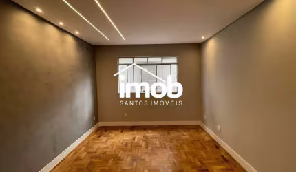 Apartamento com 3 dormitórios, Garagem Demarcada, - Embaré - Santos/SP