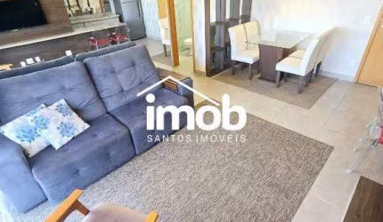 Locação - Apartamento 2 dormitórios - 1 vaga demarcada - Edifício Brauna - Gonzaga - Santos