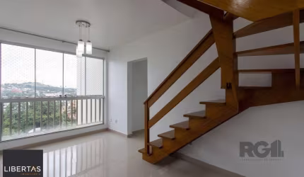 Cobertura 2 quartos, 2 banheiros, 1 vaga, terraço, elevador, condomínio com infr