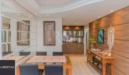 Excelente apartamento mobiliado com 2 dormitórios e 2 vagas.