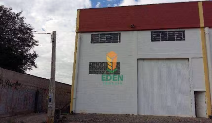 Galpão Industrial com 600 metros quadrados, pé direito de 7m, para Locação na Avenida Paraná, Cajuru do Sul, Sorocaba/SP