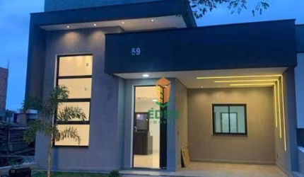 Casa Térrea com 3 quartos, sendo 1 suíte, área gourmet, à Venda no Condomínio Terras de São Francisco, Cajuru do Sul, Sorocaba/SP