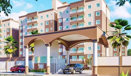 Apartamento para venda tem 51m2 e 65m2 com 2 e 3 quartos em Eusebio-Ceará