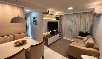 Belíssimo apartamento com excelente área de lazer completa! 54m2 e móveis projetados. Fortalaza