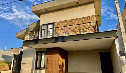 Casa moderna de alto padrão em condomínio rodeado pela natureza
