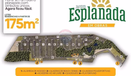 Terreno de Esquina Jardim Esplanada