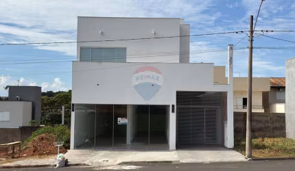 Salão Comercial com 2 banheiros e Residência na parte superior de 3 quartos 1 Suíte à Venda - Jd. Santa Mônica I