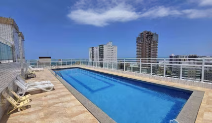 Apartamento VISTA MAR com 2 quartos no Caiçara em Praia Grande/SP