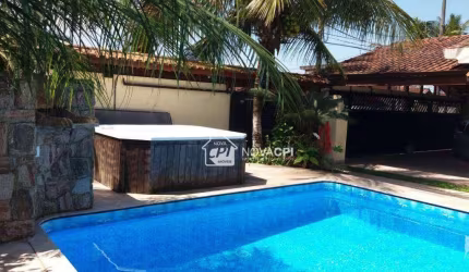 Casa com 5 dormitórios para alugar, 209 m² por R$ 10.000,00/mês - Maracanã - Praia Grande/SP
