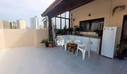 Cobertura com 2 dormitórios à venda, 161 m² por R$ 480.000,00 - Vila Tupi - Praia Grande/SP
