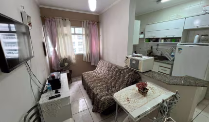 Apartamento 1 Quarto com Vista para o Mar no Boqueirão, Praia Grande