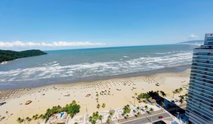 Apartamento de Alto Padrão com 4 Quartos Frente Mar e Lazer Completo