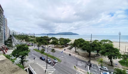 Apartamento todo REFORMADO em frente ao MAR no Bairro do Gonzaga – Santos/SP