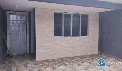 Casa Geminada com 2 quartos no Boqueirão em Praia Grande/SP