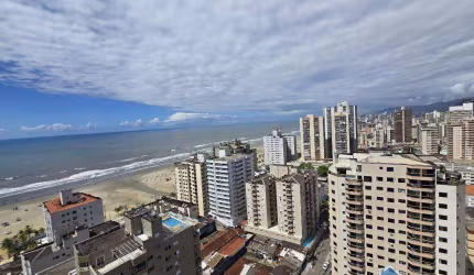 Apartamento para alugar com 2 Quartos na Aviação em Praia Grande/SP