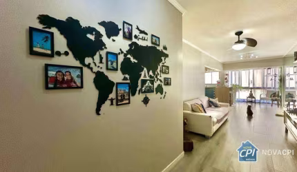 Apartamento com vista privilegiada para o mar  em Santos
