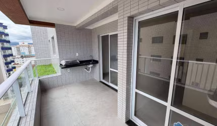 Apartamento Moderno na Guilhermina – 2 Quartos (1 Suíte) + Sacada Gourmet + Lazer Completo!