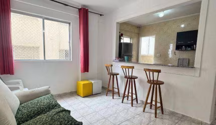 Apartamento VISTA MAR com 1 Quarto na Aviação em Praia Grande/SP