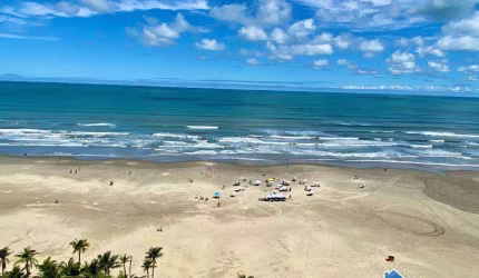 Apartamento com 1 Quarto Vila Guilhermina na Praia Grande/SP