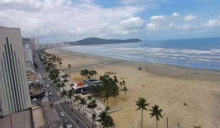 Apartamento FRENTE MAR com 1 Quarto na Vila Guilhermina em Praia Grande/SP