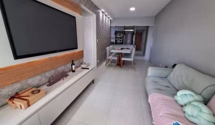 Apartamento com 2 Quaros Boqueirão na Praia Grande/SP