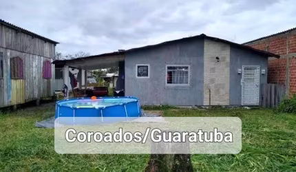 Casa de Praia para Venda em Guaratuba, Coroados, 3 dormitórios, 1 banheiro