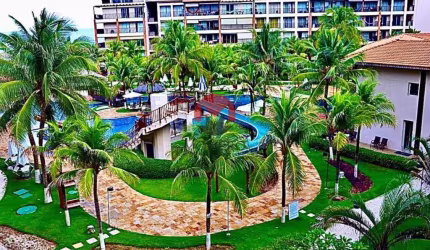 AP com VISTA MAR no BEACH LIVING com 72m² próximo ao Beach Park | Porto das Dunas, Fortaleza-CE