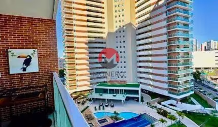 Apartamento no GREEN GARDEN próximo ao SHOPPING RIOMAR FORTALEZA com 03 SUÍTES | Papicu, Fortaleza-CE