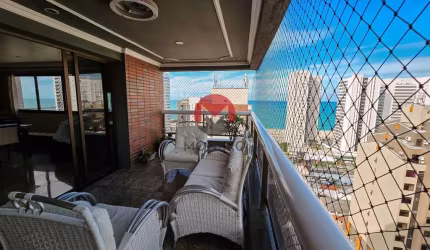 Apartamento Alto Padrão de 257 metros Vista mar em Meireles, Fortaleza/CE