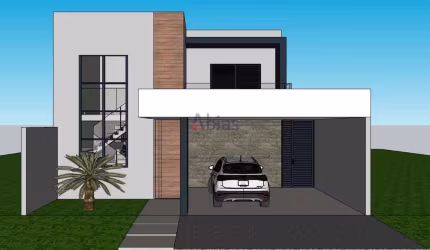 Casa Sobrado em Construção, inacabado.  R$ 580.000,00 - Condomínio Faixa Azul - Samambaia  -  São Carlos