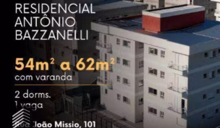 Apartamento com 2 dormitórios à venda, 62 m² por R$ 320.000,00 - Campo Limpo - Americana/SP