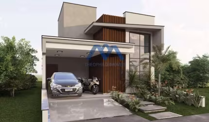 Belíssima Casa em Construção no Condomínio Villagio Wanel