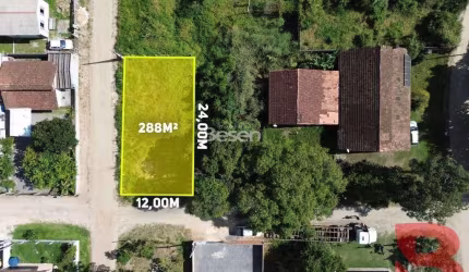ÓTIMO TERRENO DE ESQUINA LOCALIZADO NO BAIRRO PONTAL DO NORTE COM 288,00M2.