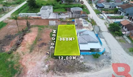 OPÇÃO DE TERRENO COM 360 M² NA BARRA DO SAI, 950 METROS DO MAR
