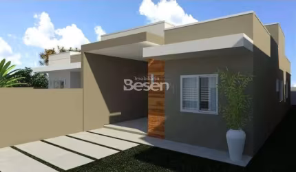 CASA COM 03 QUARTOS SENDO 01 SUÍTE, COM ESPAÇO DE TERRENO E EXCELENTE ACABAMENTO.