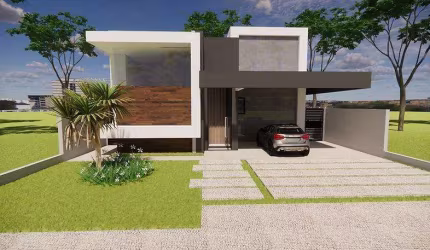 Casa à venda em Paulínia, Condomínio Terras do Cancioneiro, com 3 suítes, com 192.23 m²