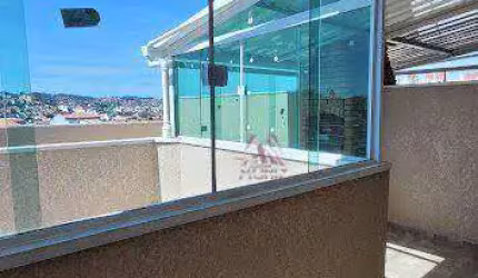 Cobertura com 2 dormitórios à venda, 84 m² por R$ 364.000,00 - Vila Junqueira - Santo André/SP