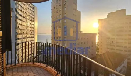 Apartamento com 1 quarto à venda na Rua Imperatriz Leopoldina, Ponta da Praia, Santos, 62 m2 por R$ 449.900