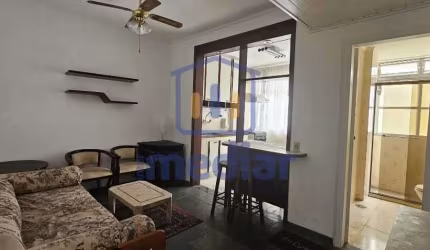 Apartamento com 1 quarto para alugar na Rua Galeão Carvalhal, Gonzaga, Santos, 33 m2 por R$ 3.570