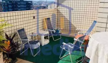 Cobertura com 3 quartos à venda na Rua Professor Torres Homem, Embaré, Santos, 121 m2 por R$ 950.000