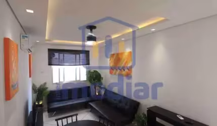 Apartamento com 1 quarto à venda na Rua Dona Vitória Yunes Stefano, Jardim Belmar, Guarujá, 50 m2 por R$ 260.000