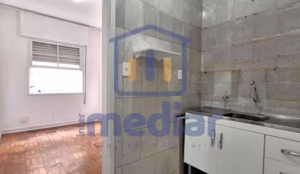 Apartamento com 1 quarto à venda na Avenida Bartolomeu de Gusmão, Embaré, Santos, 29 m2 por R$ 270.000