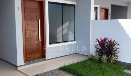Casa nova à venda com 03 dormitórios, sendo 01 suíte no bairro Forquilhas - São José/SC