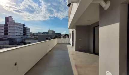 Apartamento à venda com terraço, 02 dormitórios, 01 suíte, no bairro Praia Comprida/São José-SC