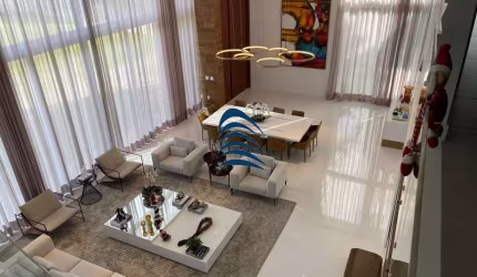 casa alto luxo a venda no condominio Encontro das Aguas
