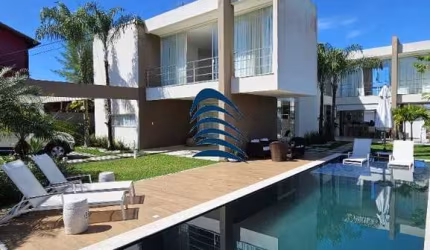 BUSCAVILLE - Busca Vida  | Casa | 4 suítes | 480 m² |  Piscina | Área Gourmet integrada com cozinha | 6 vagas |  Área Total: 820 m² Área Construída: 480 m²  Pavimento inferior: Sala de estar | Pé dire