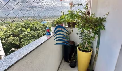 Apartamento em Piatã ( Jardim Placaford) - 2 quartos com suíte, 80m2, apartamento amplo,  linda vista mar, varandão gourmet, cortina de vidro, nascent